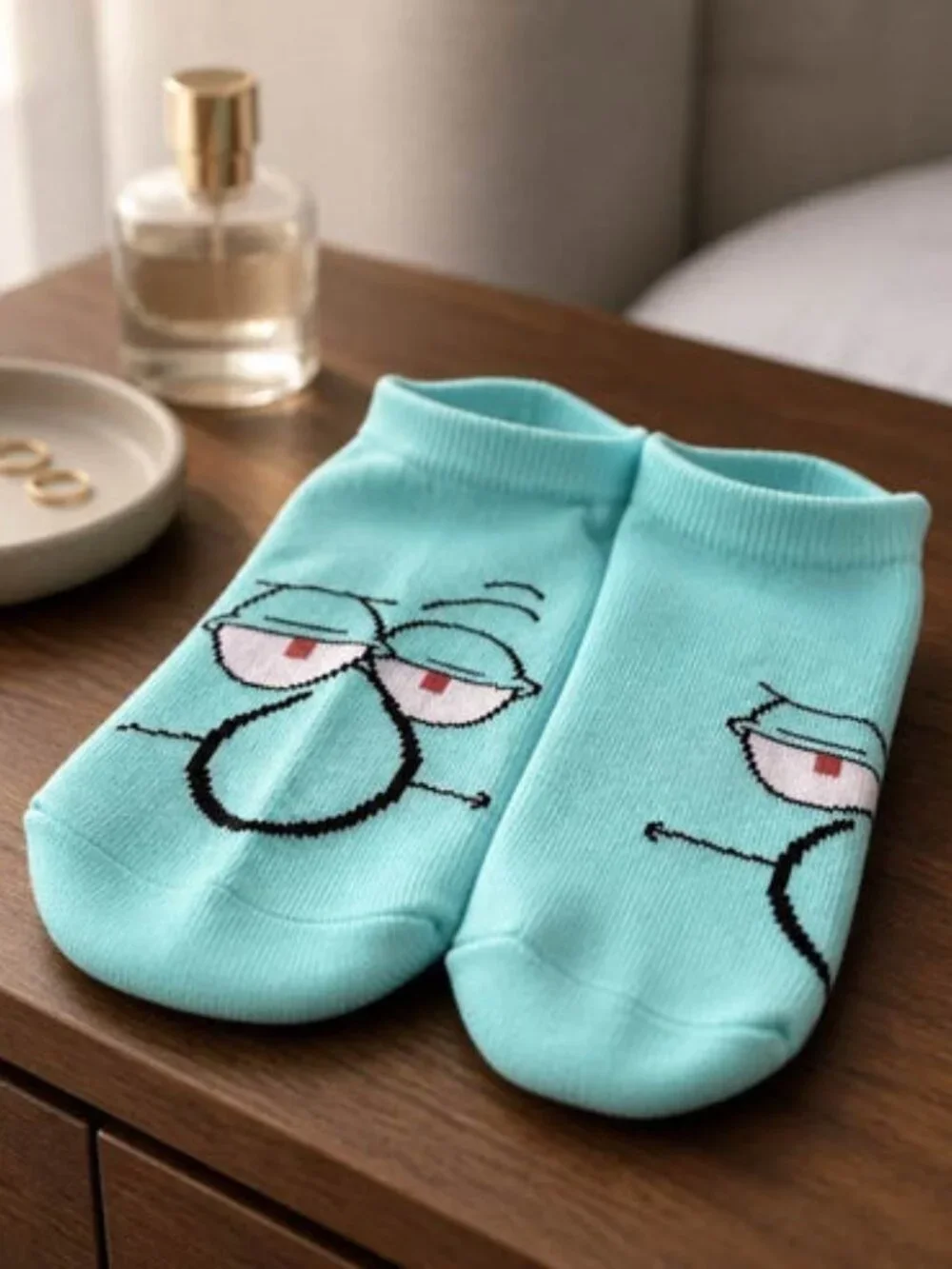 6 Pairs Novelty Cartoon Character Low Cut Ankle Socks Women's Size 4-10 New